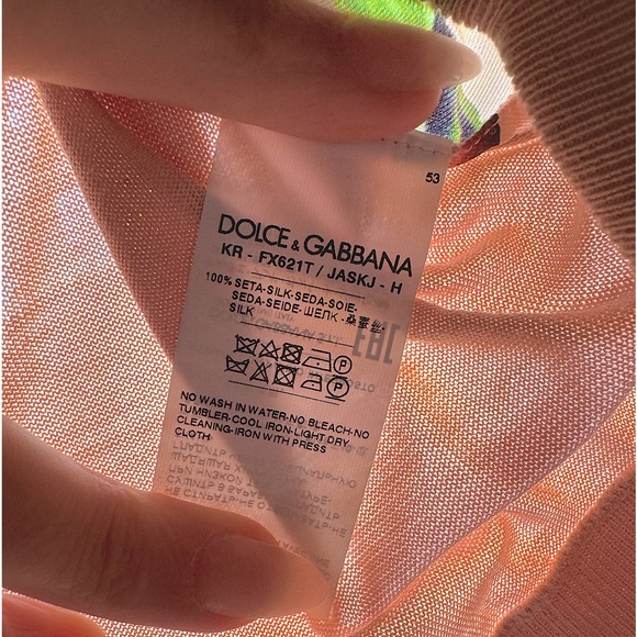 Dolce and Gabbana High Cuff Silk Sweater - Picture 9 of 15